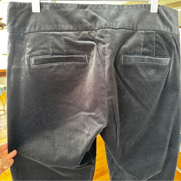 Banana Republic “Sloan” Stretch Velvet Trousers, mid rise, straight leg - Picture 3 of 13
